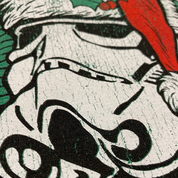 Star Wars Stormtrooper Christmas T Shirt Adult M Unisex Holiday Short Sleeve Top - Picture 7 of 12